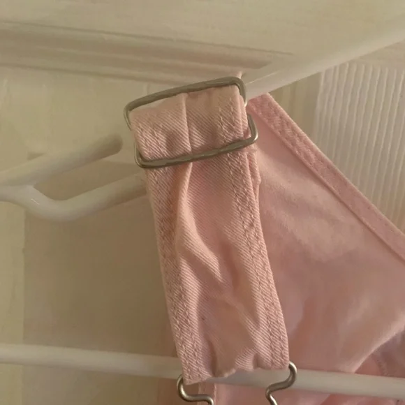 Oshkosh Bgosh Pink Bunny Dress Overalls Toddler Girl 2T - Picture 5 of 11